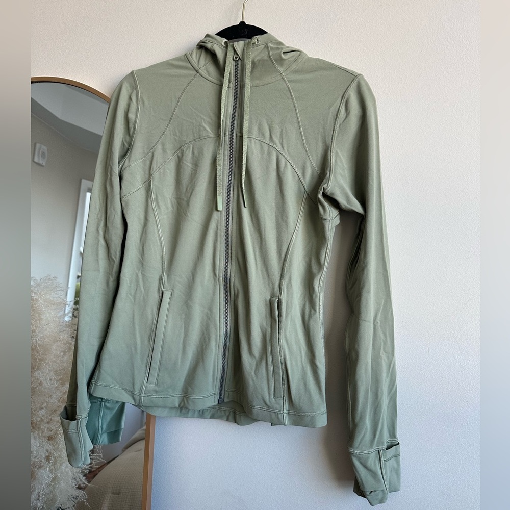 Lululemon Sage Green Define Hooded Jacket